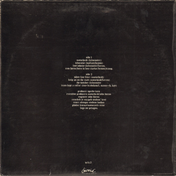Motörhead : Motörhead (LP, Album)