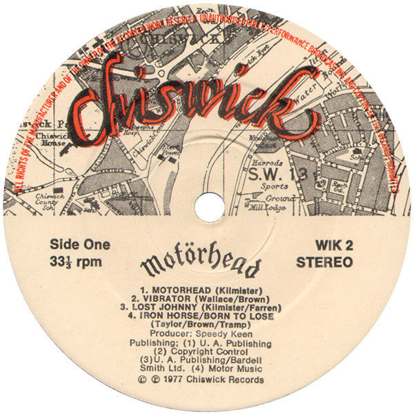 Motörhead : Motörhead (LP, Album)