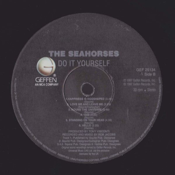 The Seahorses : Do It Yourself (LP, Album)