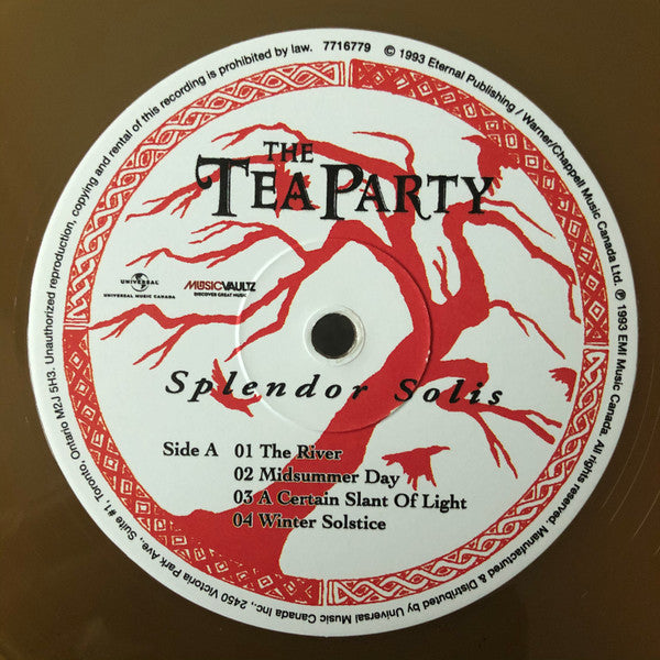 The Tea Party : Splendor Solis (LP, Tea + LP, S/Sided, Etch, Tea + Album, RE, RM)