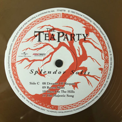The Tea Party : Splendor Solis (LP, Tea + LP, S/Sided, Etch, Tea + Album, RE, RM)