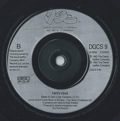 Nirvana : Lithium (7", Single)