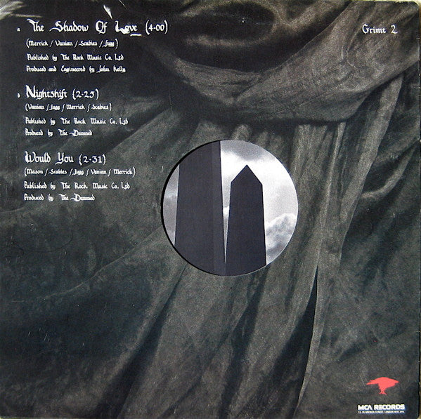 The Damned : The Shadow Of Love (The Pressure Mix) (12", Single)