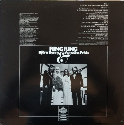 Björn Benny & Agnetha Frida* : Ring Ring (LP, Album, RE)