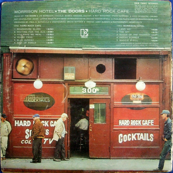 The Doors : Morrison Hotel (LP, Album, Gat)