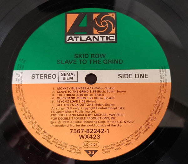 Skid Row : Slave To The Grind (LP, Album)