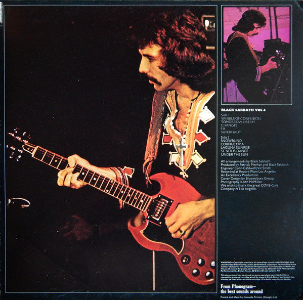Black Sabbath : Black Sabbath Vol 4 (LP, Album, Gat)