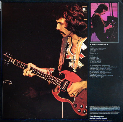 Black Sabbath : Black Sabbath Vol 4 (LP, Album, Gat)