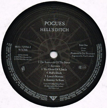 The Pogues : Hell's Ditch (LP, Album)