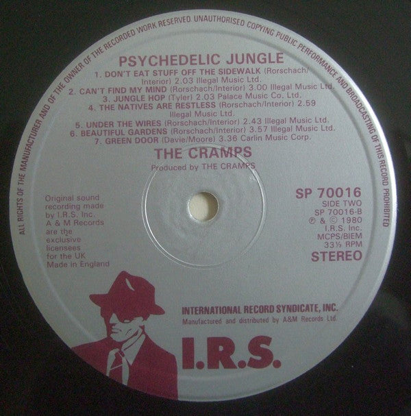 The Cramps : Psychedelic Jungle (LP, Album, PRS)