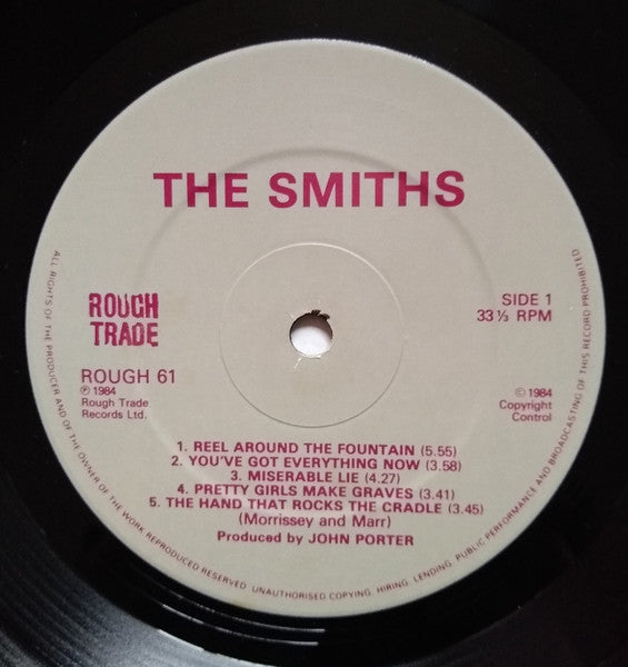 The Smiths : The Smiths (LP, Album, Sta)