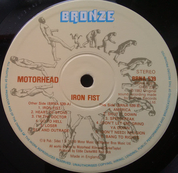 Motörhead : Iron Fist (LP, Album)