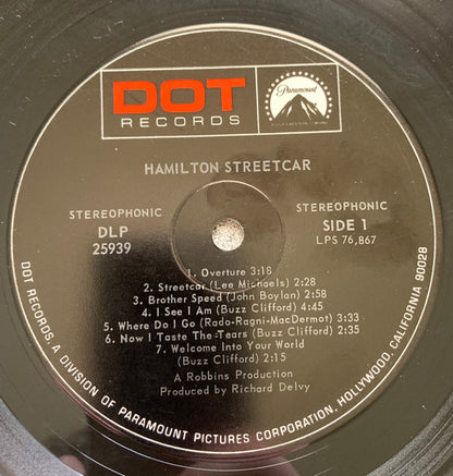 Hamilton Streetcar : Hamilton Streetcar (LP, Album, Ind)