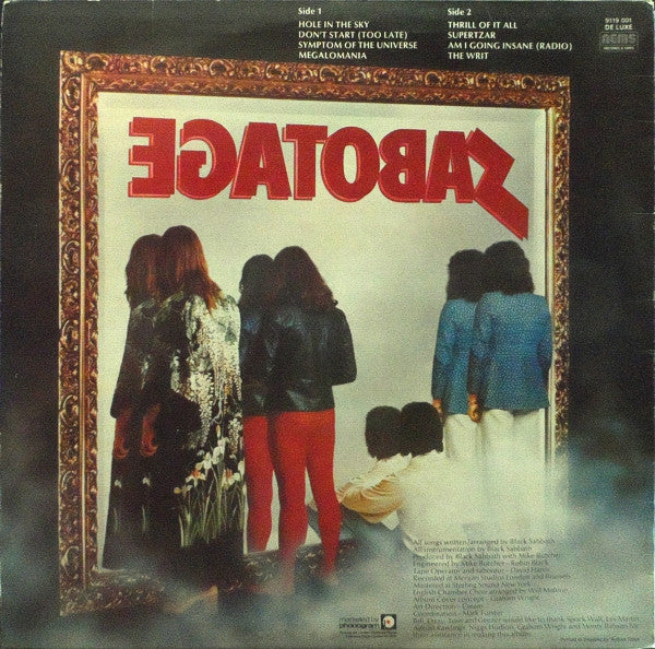 Black Sabbath : Sabotage (LP, Album)