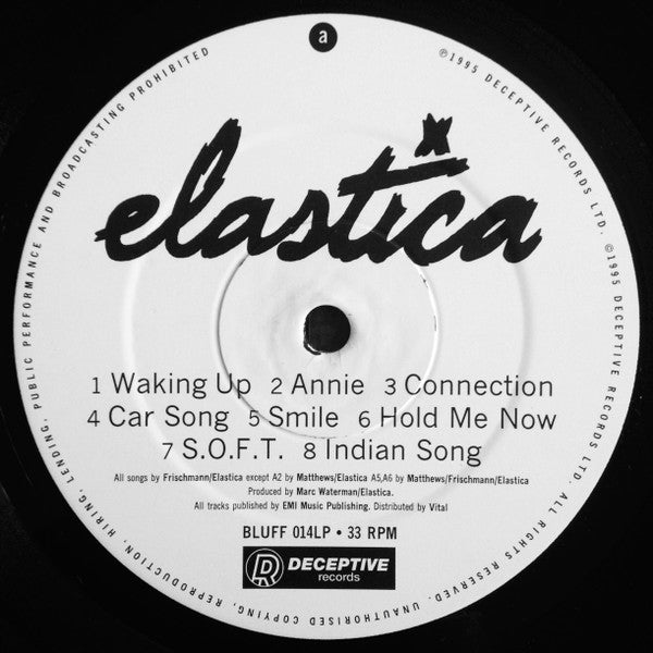 Elastica (2) : Elastica (LP, Album, M/Print + Flexi, 7", S/Sided + Ltd, Num)