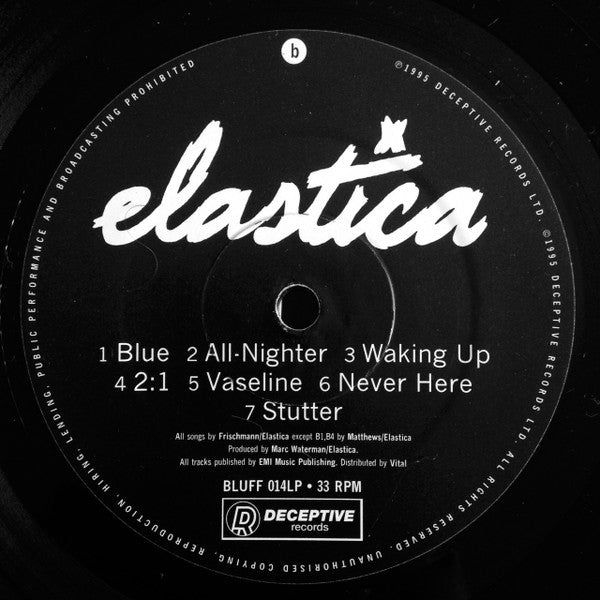 Elastica (2) : Elastica (LP, Album, M/Print + Flexi, 7", S/Sided + Ltd, Num)