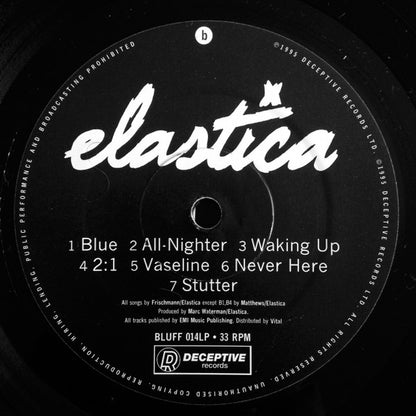 Elastica (2) : Elastica (LP, Album, M/Print + Flexi, 7", S/Sided + Ltd, Num)