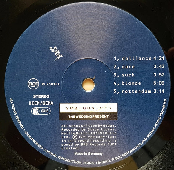 Theweddingpresent* : Seamonsters (LP, Album)
