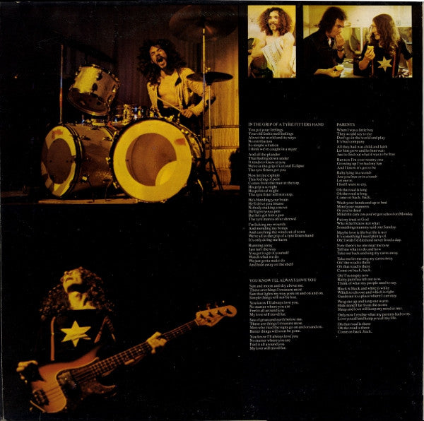 Budgie : Never Turn Your Back On A Friend (LP, Album, RE, Gat)
