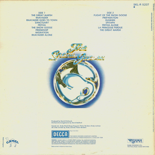 Camel : The Snow Goose (LP, Album, RP, Lam)