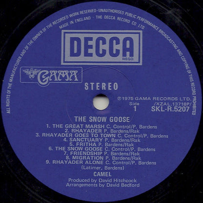 Camel : The Snow Goose (LP, Album, RP, Lam)