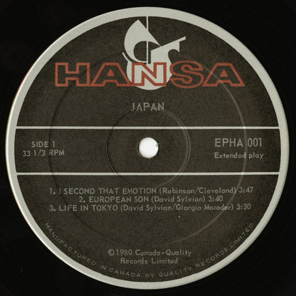 Japan : Special Edition - Five Song - Extended Play (12", EP, S/Edition)