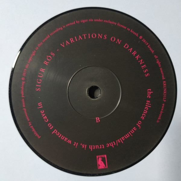 Sigur Rós : Variations On Darkness (LP, Album, RSD, Ltd)