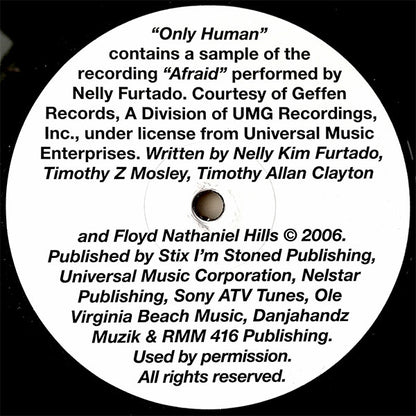 KH* : Only Human (12", S/Sided)