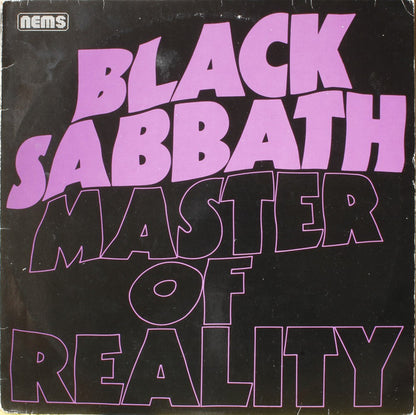 Black Sabbath : Master Of Reality (LP, Album, RE, Red)