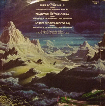 Iron Maiden : Run To The Hills (Live) (12", Single)