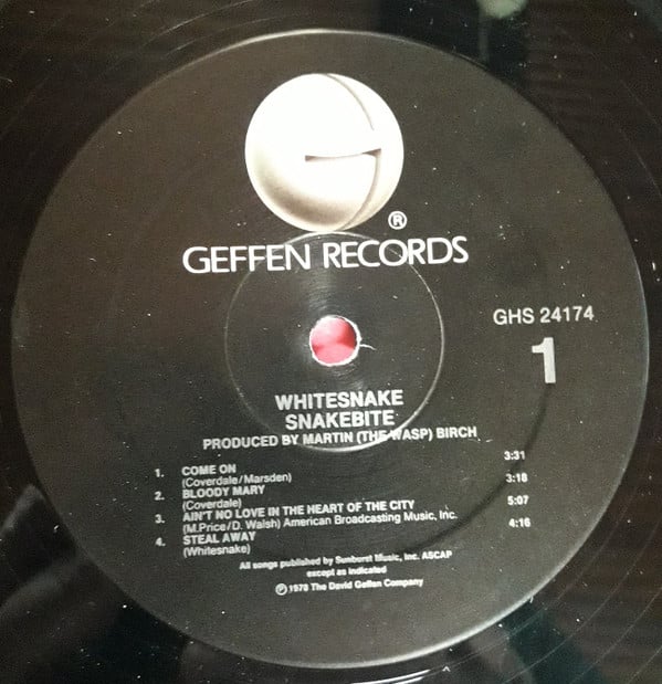 Whitesnake : Snakebite (LP, Album)