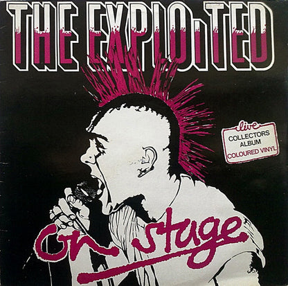 The Exploited : On Stage (LP, Album, P/Unofficial, Cle)