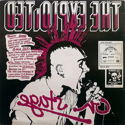 The Exploited : On Stage (LP, Album, P/Unofficial, Cle)