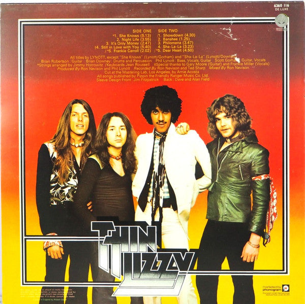 Thin Lizzy : Nightlife (LP, Album, RE)