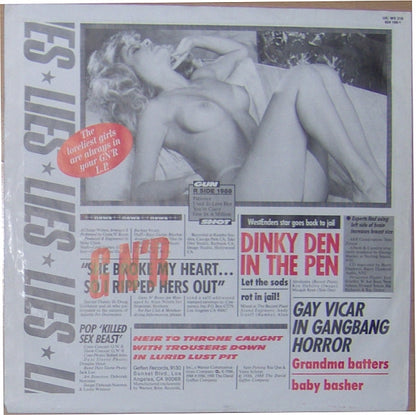 Guns N' Roses : G N' R Lies (LP, Album, Unc)