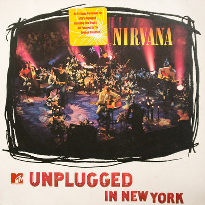 Nirvana : MTV Unplugged In New York (LP, Album, Whi)