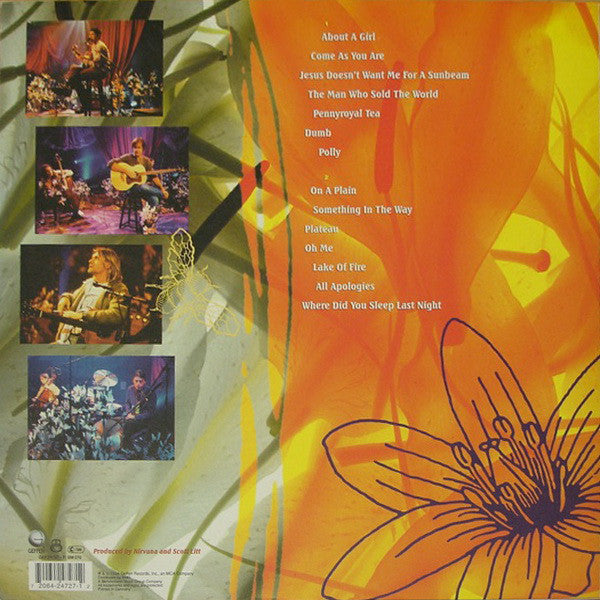 Nirvana : MTV Unplugged In New York (LP, Album, Whi)