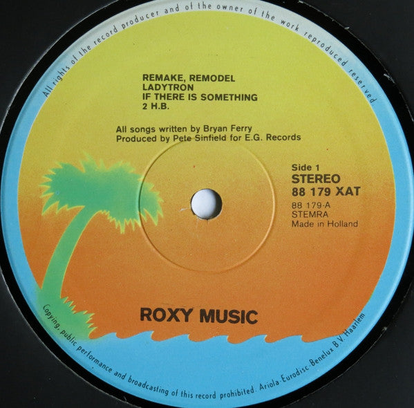 Roxy Music : Roxy Music (LP, Album, RP)