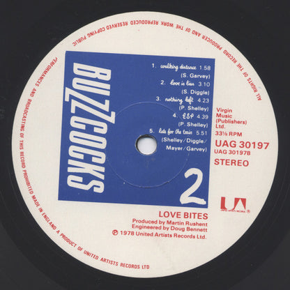 Buzzcocks : Love Bites (LP, Album, Emb)