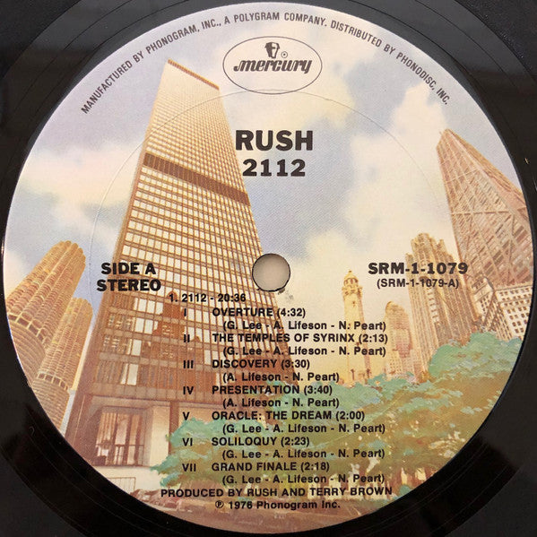 Rush : 2112 (LP, Album, RP, Ter)