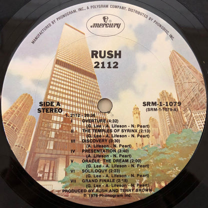 Rush : 2112 (LP, Album, RP, Ter)