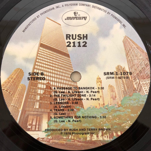 Rush : 2112 (LP, Album, RP, Ter)