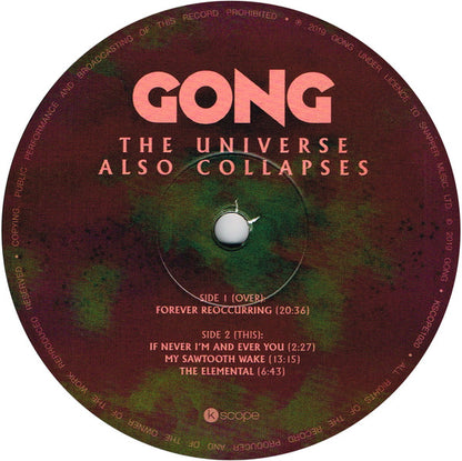 Gong : The Universe Also Collapses  (LP, Album, 180)