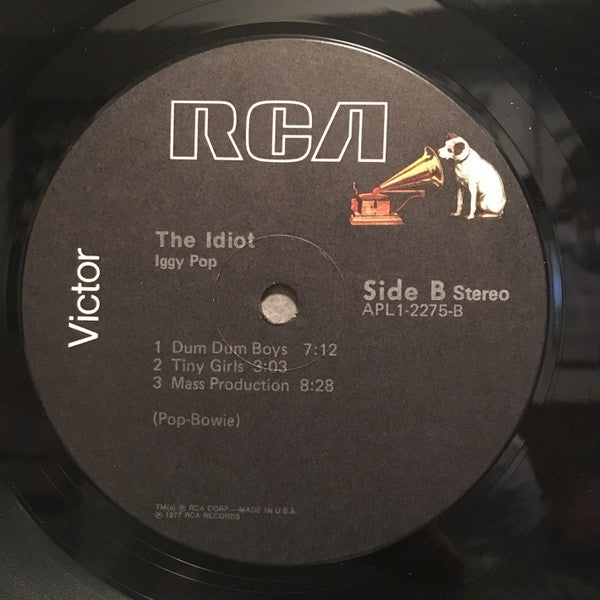 Iggy Pop : The Idiot (LP, Album, RCA)