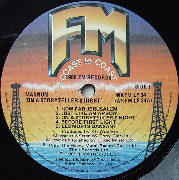 Magnum (3) : On A Storyteller's Night (LP, Album)