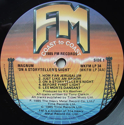 Magnum (3) : On A Storyteller's Night (LP, Album)