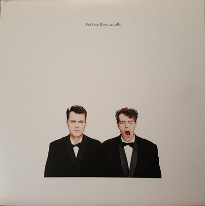 Pet Shop Boys : Actually (LP, Album, SRC)