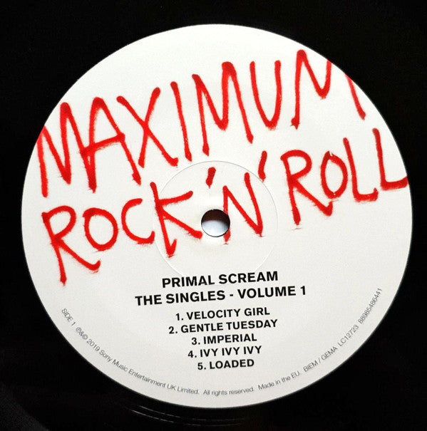 Primal Scream : Maximum Rock 'N' Roll (The Singles Volume 1) (2xLP, Comp, RM)