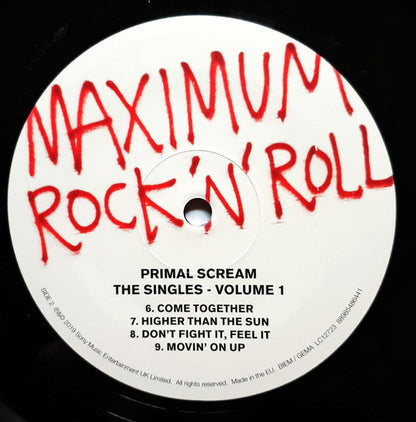 Primal Scream : Maximum Rock 'N' Roll (The Singles Volume 1) (2xLP, Comp, RM)