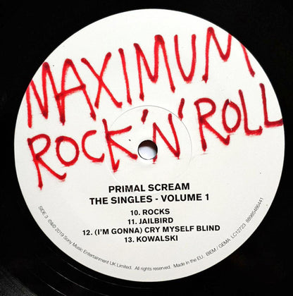 Primal Scream : Maximum Rock 'N' Roll (The Singles Volume 1) (2xLP, Comp, RM)